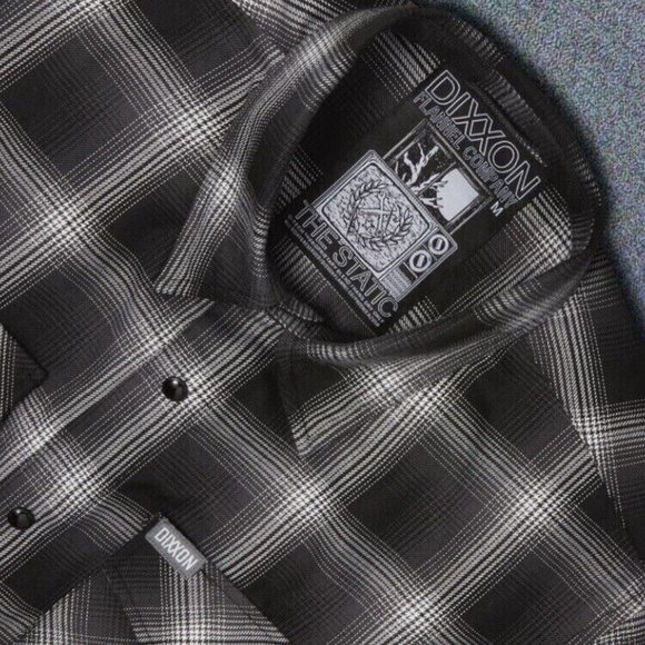 DIXXON Flannel The STATIC Flannel Shirt Men's XL - Picture 2 of 9